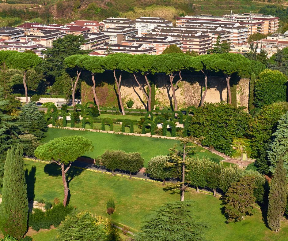 Cycling the Vatican Gardens: Greenery Amidst History