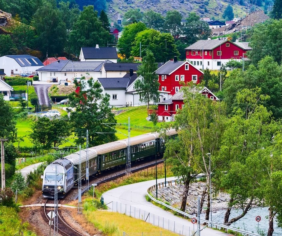 Flam, Norway train to Myrdal