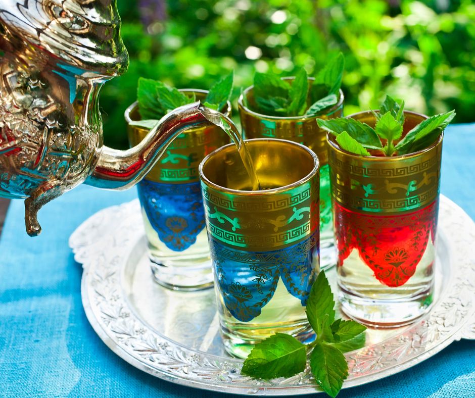 Moroccan mint tea