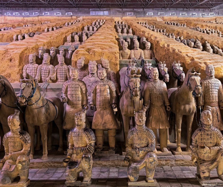 World Famous Terracotta Army Located in Xian China