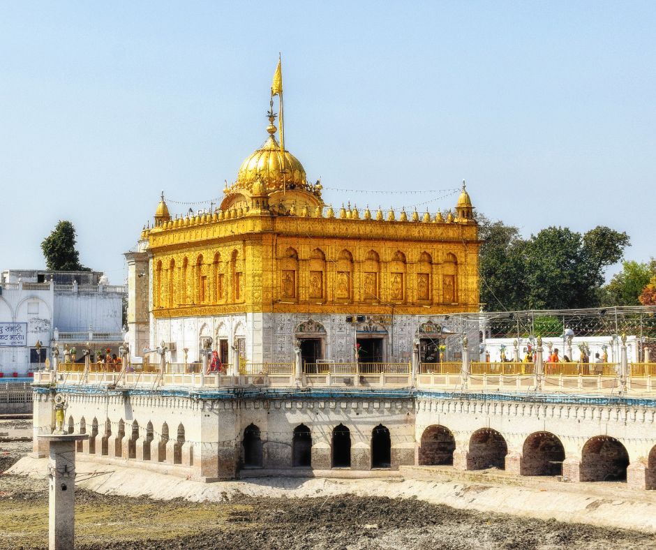  the golden spires of the temple continue to shine brightly