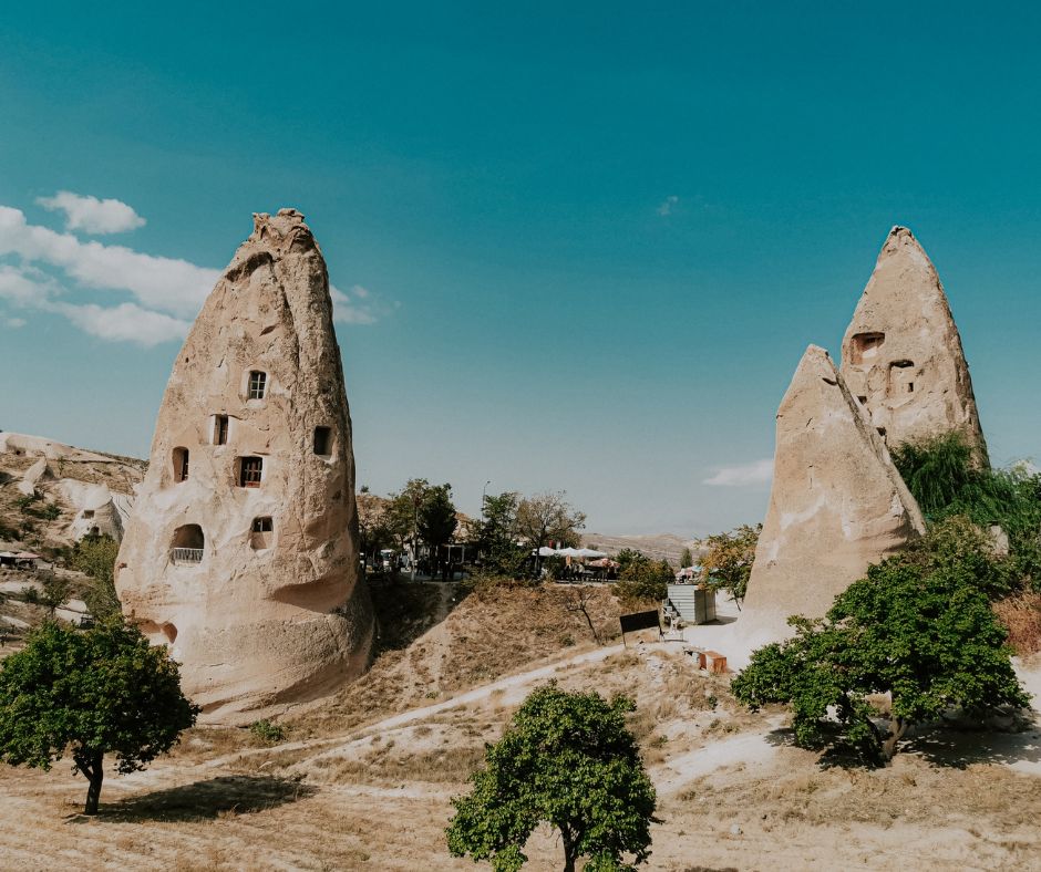  Fairy Chimneys in Cappadocia in Turkey