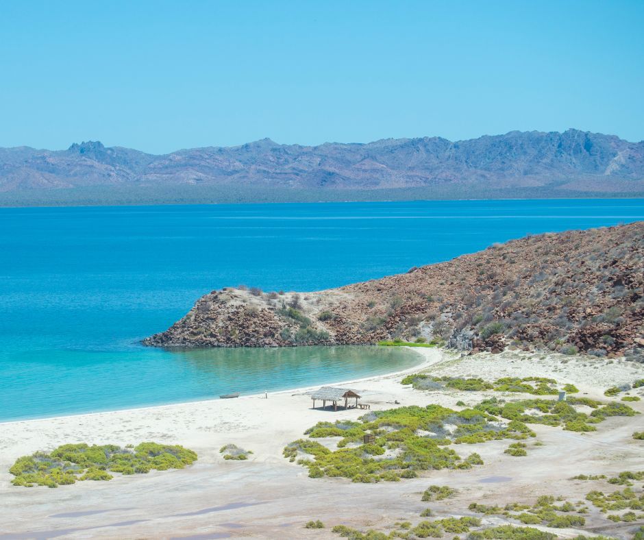 Baja California Peninsula in Mexico