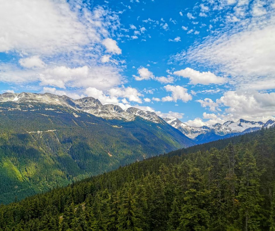 Whistler Mountain and Blackcomb Peak, British Columbia, Canada