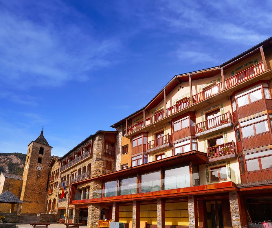 Ordino Village in Andorra Pyrenees